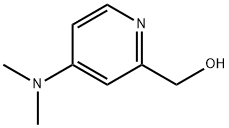 (4-(二甲氨基)吡啶-2-基)甲醇 结构式