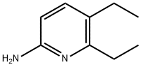 2-Pyridinamine,5,6-diethyl-(9CI),145402-37-5,结构式