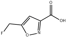 3-Isoxazolecarboxylicacid,5-(fluoromethyl)-(9CI) Struktur