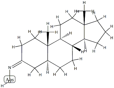 5α-Androstan-3-one oxime Struktur
