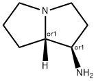 1H-Pyrrolizin-1-amine,hexahydro-,(1R,7aS)-rel-(9CI),145511-58-6,结构式