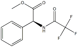 (S)-(+)-2-PHENYL-N-(TRIFLUOROACETYL)-GLY CINE METHYL ESTER, 97 Structure