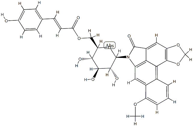 145613-84-9 N-((6'-p-coumaroyl)glucopyranosyl)aristolactam