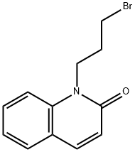 2(1H)-Quinolinone,1-(3-bromopropyl)-(9CI) Structure