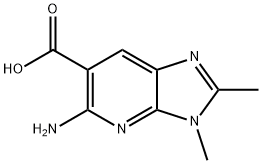 3H-Imidazo[4,5-b]pyridine-6-carboxylicacid,5-amino-2,3-dimethyl-(9CI) Structure