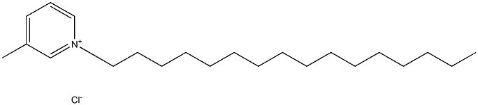 Pyridinium,1-hexadecyl-3-methyl-, chloride (1:1) 结构式