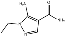 5-氨基-1-乙基-1H-吡唑-4-甲酰胺, 145864-65-9, 结构式