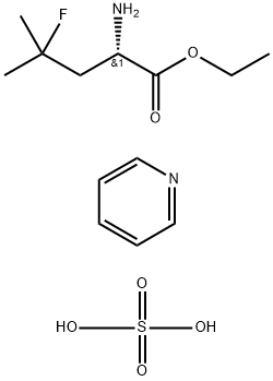 L-leucine, 4-fluoro-, ethyl ester-4×H2SO4×Py Structure