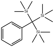 Silane, (phenylmethylidene)tris(trimethyl- Structure
