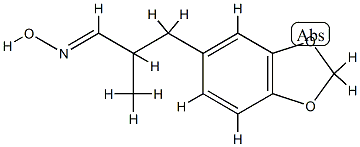 (NE)-N-[3-(1,3-benzodioxol-5-yl)-2-methylpropylidene]hydroxylamine Structure