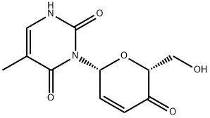 3-(3-deoxyhex-2-enopyranosyl-4-ulose)thymine,146369-86-0,结构式