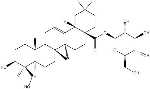 28-O-glucopyranosylepiederagenin Structure