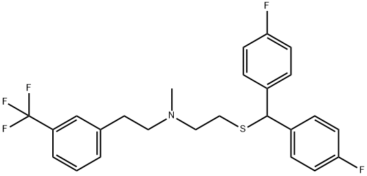 146931-13-7 N-(2-(bis(4-fluorophenyl)methylthio)ethyl)-N-methyl-N-(2-phenyl)ethylamine