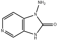 2H-Imidazo[4,5-c]pyridin-2-one,1-amino-1,3-dihydro-(9CI) 结构式