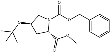 Z-Hyp(tBu)-OMe 化学構造式