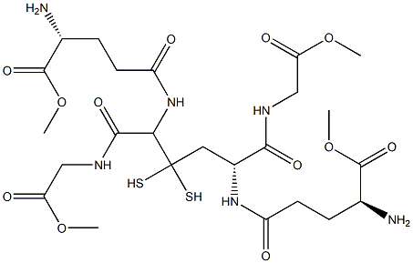 Glutathione DiMethyl Ester Disulfide Dihydrochloride Struktur