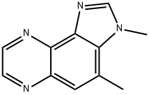 3H-Imidazo[4,5-f]quinoxaline,3,4-dimethyl-(9CI) Struktur