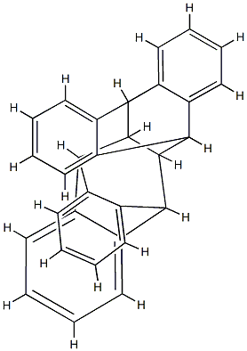 5,12:6,11-ジ[1,2]ベンゼノ-5,5a,6,11,11a,12-ヘキサヒドロナフタセン 化学構造式