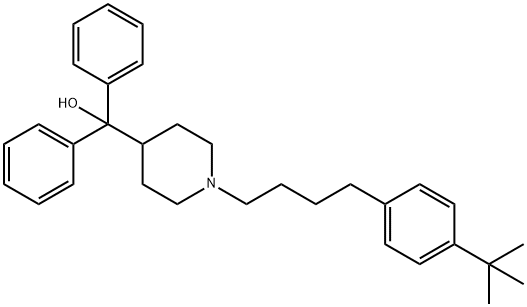 1-Dehydroxy Terfenadine 结构式