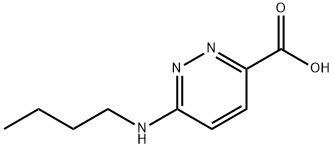 3-Pyridazinecarboxylicacid,6-(butylamino)-(9CI) 结构式