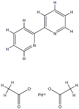 bis(acetato-O)(2,2'-bipyridine-N,N')palladium | 14724-41-5