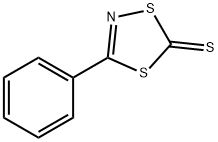 3-Phenyl-1,4,2-dithiazole-5-thione Struktur
