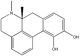 10,11-dihydroxy-N-methylnorapomorphine,147353-44-4,结构式