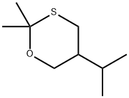 1,3-Oxathiane,2,2-dimethyl-5-(1-methylethyl)-(9CI) Struktur