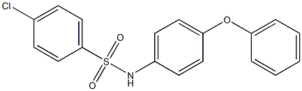 14743-81-8 4-chloro-N-(4-phenoxyphenyl)benzenesulfonamide