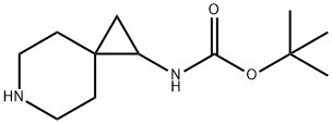 ~{tert}-butyl ~{N}-(6-azaspiro[2.5]octan-2-yl)carbamate Structure