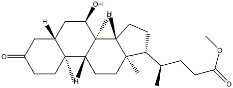 3-옥소-7α-히드록시-5α-콜란산메틸에스테르