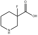 3-Piperidinecarboxylicacid,3-fluoro-(9CI) Struktur