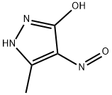 1H-Pyrazol-3-ol,5-methyl-4-nitroso-(9CI),147738-81-6,结构式