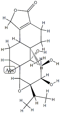 13,14-epoxide-9,11,12-trihydroxytriptolide Structure