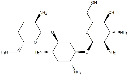 2'-Amino-5,2'-dideoxydibekacin Structure