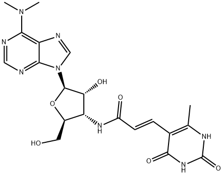 sparsopuromycin 化学構造式