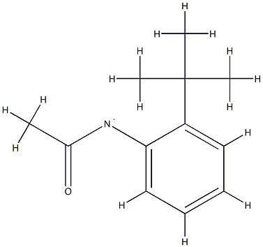 Amidogen,  acetyl[2-(1,1-dimethylethyl)phenyl]- Structure
