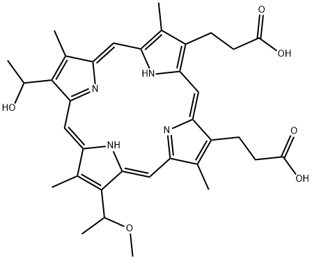 血卟啉单甲醚,148471-91-4,结构式