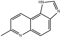 1H-Imidazo[4,5-f]quinoline,7-methyl-(9CI) 化学構造式