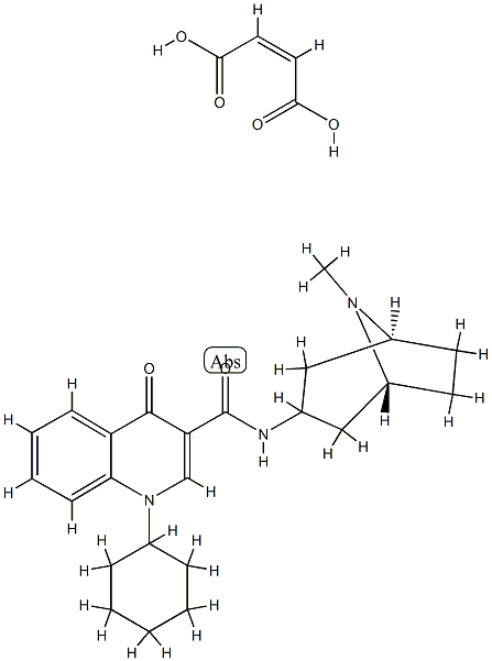 ミリセトロンマレアート 化学構造式