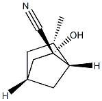 Bicyclo[2.2.1]heptane-2-carbonitrile, 2-hydroxy-6-methyl-, (2-endo,6-exo)- (9CI) 结构式