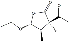 2(3H)-Furanone,3-acetyl-5-ethoxydihydro-3,4-dimethyl-,(3alpha,4alpha,5bta)-(9CI)|