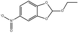 1,3-Benzodioxole,2-ethoxy-5-nitro-(9CI) Struktur