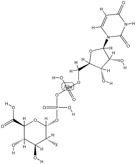 UDP-2-fluoro-2-deoxyglucuronic acid|