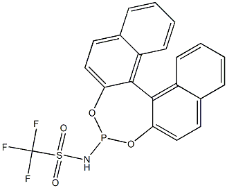 N -(11BS) - [2,1 - D:1',2'- F] [1,3,2]二恶磷环庚烷庚烷4 - 基]-1,1,1 - 三氟甲烷磺乙胺加合物 结构式