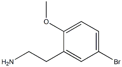 2-(5-bromo-2-methoxyphenyl)ethanamine,149488-99-3,结构式