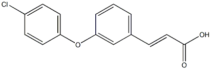 (E)-3-(3-(4-chlorophenoxy)phenyl)acrylic acid|