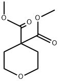 TETRAHYDROPYRAN-4,4-DICARBOXYLIC ACID DIMETHYL ESTER Struktur