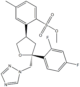 Posaconazole DiastereoisoMer interMediate 5 化学構造式