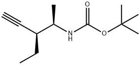 149837-04-7 Carbamic acid, (2-ethyl-1-methyl-3-butynyl)-, 1,1-dimethylethyl ester, [R-